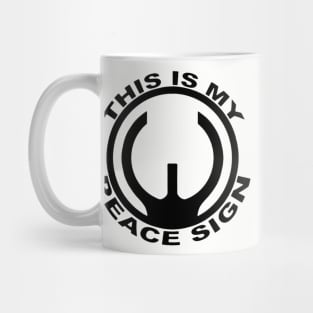 This is my Peace Sign | 2nd Amendment Mug